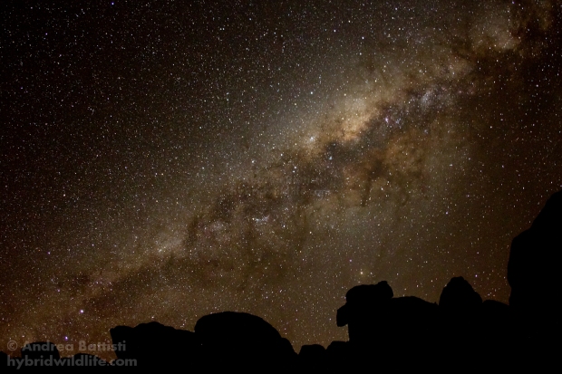Notte tra le montagne rocciose del Namaqualand - Canon 7D